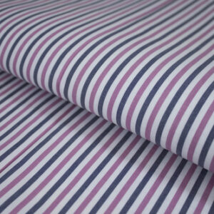 Bob's High Quality Wrinkle Free Shirt Fabric Stripe Pattern B-215