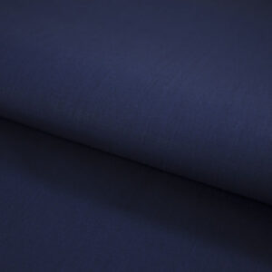 Bob's Navy Blue Wrinkle-Free Italian Cotton Shirt Fabric B-380