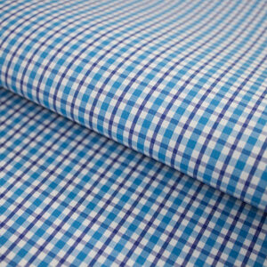 Crease Resistant Wrinkle Free Shirt Fabrics Check Pattern B-383