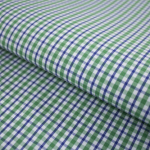 Bob's Italian Cotton Rich Wrinkle Free Shirt Fabrics micro check Pattern B-384