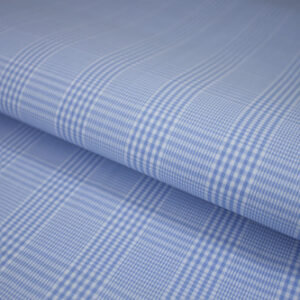 Bob's Durable Wrinkle Free Shirt Fabric Glen Check Pattern B-391