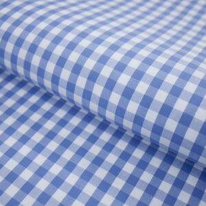 Easy-Care Check Shirt Fabric Wrinkle Free B-397-1