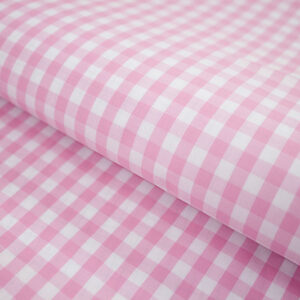 Easy-Care Check Shirt Fabric Wrinkle Free B-399