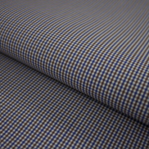 Bob’s Italian Cotton Wrinkle Free Shirt Fabric Micro Check Pattern B-422