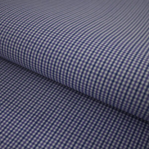 Bob's Italian Cotton Wrinkle Free Shirt Fabric Micro Check Pattern B-424