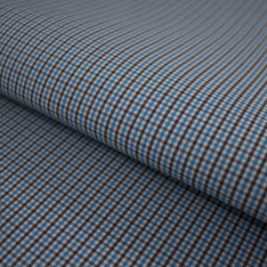 Bob's Durable Wrinkle Free Shirt Fabric Micro Check Pattern B-428