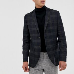 Bob's Blazer in Slim Fit Check with Patch Pocket