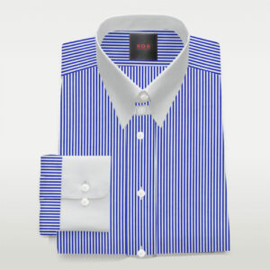 Bob's White Cuff and Collar Shirt