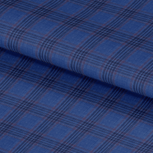 Bob's Linen/Italian Wool Blazer/Jacket Fabric Check Pattern GB7835