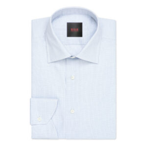 Bob's Light Blue Micro Check Dress Shirt