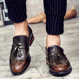 Bob's Genuine Handcrafted Leather Party Shoes for Men,Give Yourself Stylish Younger Look